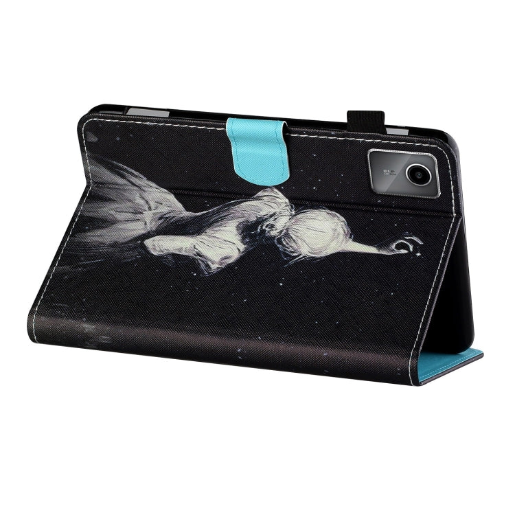 For Lenovo Tab M11/ Xiaoxin Pad 11 2024 Coloured Drawing Stitching Smart Leather Tablet Case(Star Girl)