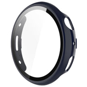 For vivo Watch 3 PC + Tempered Glass Film Integrated Watch Case(Ink Blue)
