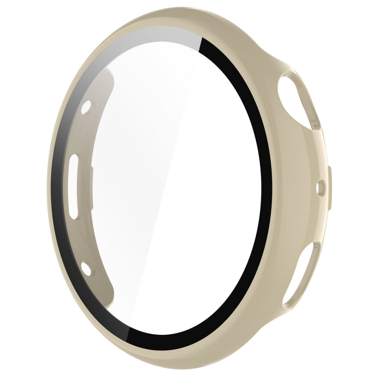For vivo Watch 3 PC + Tempered Glass Film Integrated Watch Case(Ivory White)