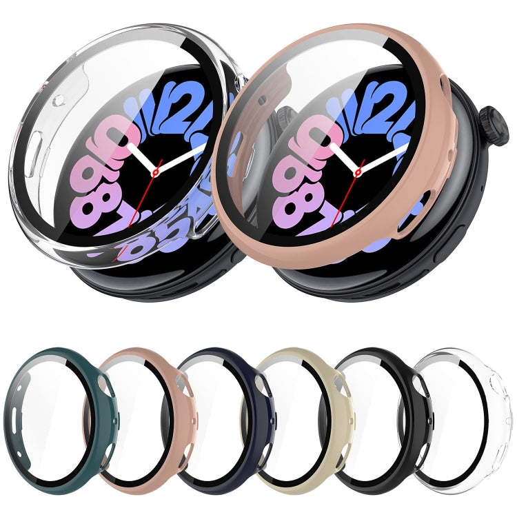 For vivo Watch 3 PC + Tempered Glass Film Integrated Watch Case(Ivory White)