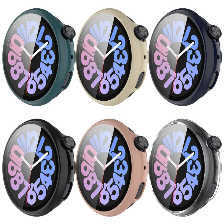 For vivo Watch 3 PC + Tempered Glass Film Integrated Watch Case(Ivory White)