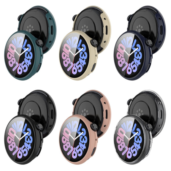 For vivo Watch 3 PC + Tempered Glass Film Integrated Watch Case(Ink Blue)