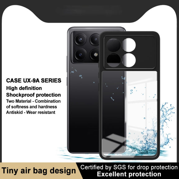 For Xiaomi Poco X6 Pro 5G/Redmi K70E 5G imak UX-9A Series Four-corner Airbag Shockproof Phone Case