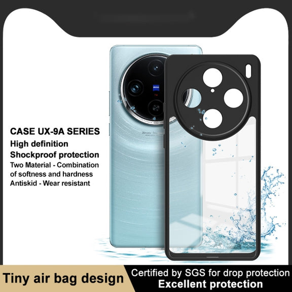 For vivo X100 Pro 5G imak UX-9A Series Four-corner Airbag Shockproof Phone Case
