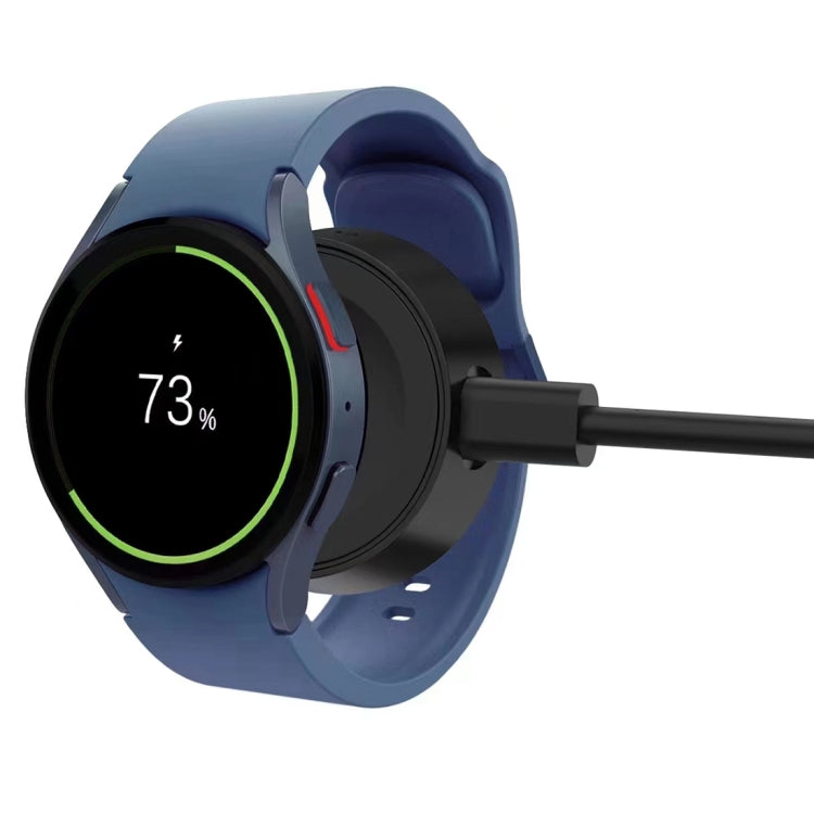For Samsung Galaxy Watch Series Portable Smart Watch Magnetic Wireless Charger(Black)