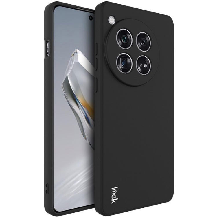For OnePlus 12 5G imak UC-4 Series Straight Edge TPU Phone Case(Black)