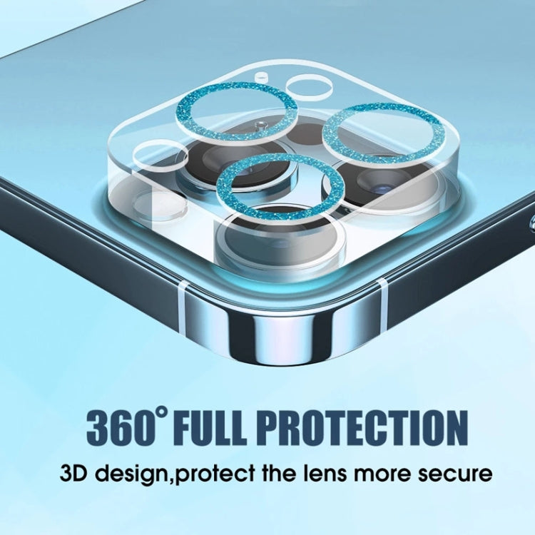 For iPhone 15 Pro Max / 15 Pro Tempered Glass CD Texture Back Camera Film(Titanium)