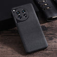 For OnePlus 12 Cloth Texture PU + TPU Phone Case(Black) - OnePlus Cases by PMC TechLife | Online Shopping South Africa | PMC TechLife