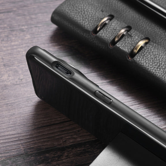 For OnePlus 12 PU MagSafe Magnetic Phone Case(Black)