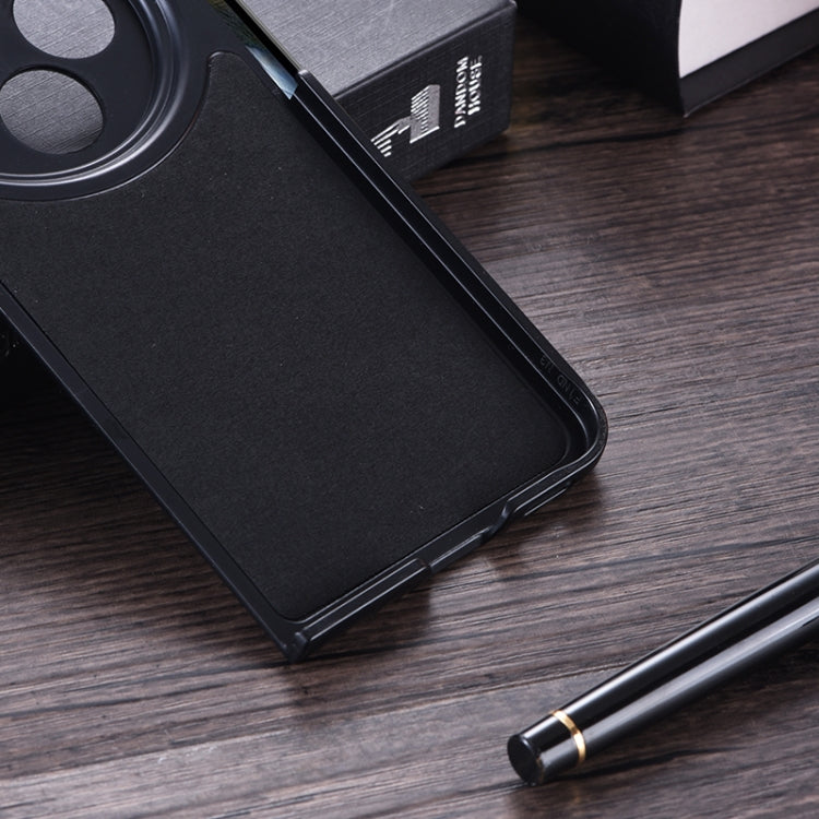 For OnePlus Open PU MagSafe Magnetic Phone Case(Black)