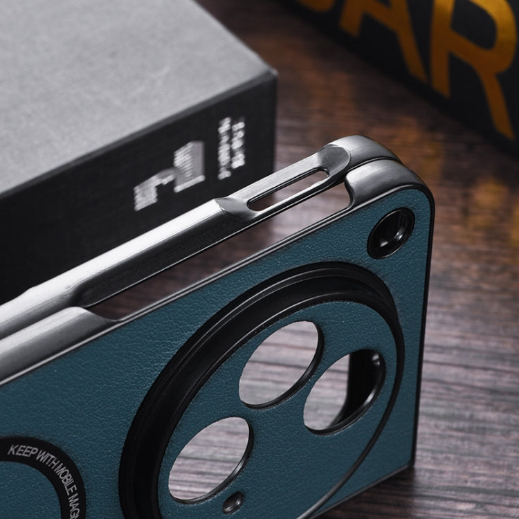 For OnePlus Open PU MagSafe Magnetic Phone Case(Black)