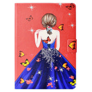 For Lenovo Tab M11/ Xiaoxin Pad 11 2024 Voltage Coloured Drawing Smart Leather Tablet Case(Girl Back)