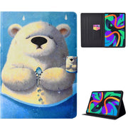 For Lenovo Tab M11/ Xiaoxin Pad 11 2024 Voltage Coloured Drawing Smart Leather Tablet Case(Polar Bear)