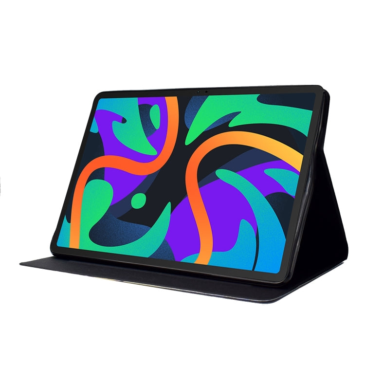 For Lenovo Tab M11/ Xiaoxin Pad 11 2024 Voltage Coloured Drawing Smart Leather Tablet Case(Blue Beach)