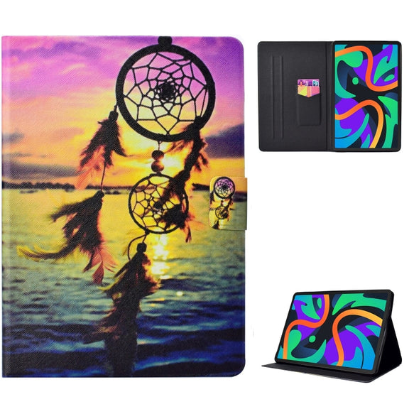 For Lenovo Tab M11/ Xiaoxin Pad 11 2024 Voltage Coloured Drawing Smart Leather Tablet Case(Dreamcatcher)