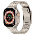 For Apple Watch Ultra 49mm Tortoise Buckle Titanium Steel Watch Band(Starlight) - Watch Bands by PMC TechLife | Online Shopping South Africa | PMC TechLife