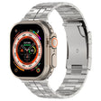 For Apple Watch Ultra 49mm Tortoise Buckle Titanium Steel Watch Band(Silver) - Watch Bands by PMC TechLife | Online Shopping South Africa | PMC TechLife