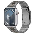 For Apple Watch SE 40mm Tortoise Buckle Titanium Steel Watch Band(Grey) - Watch Bands by PMC TechLife | Online Shopping South Africa | PMC TechLife