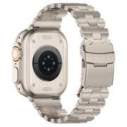 For Apple Watch SE 40mm Butterfly Type Titanium Steel Watch Band(Titanium)
