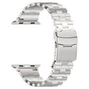 For Apple Watch 38mm Butterfly Type Titanium Steel Watch Band(Silver)