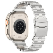 For Apple Watch 38mm Butterfly Type Titanium Steel Watch Band(Silver)