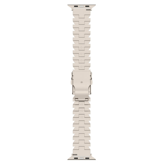 For Apple Watch Series 6 40mm Butterfly Type Titanium Steel Watch Band(Grey)