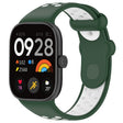 For Redmi Watch 4 Two Color Silicone Sports Watch Band(Dark Green White) - free shipping - PMC TechLife - Order now!