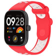 For Redmi Watch 4 Two Color Silicone Sports Watch Band(Red White) - Watch Bands by PMC TechLife | Online Shopping South Africa | PMC TechLife