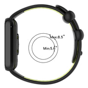 For Redmi Watch 4 Two Color Silicone Sports Watch Band(Grey White)