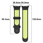 For Redmi Watch 4 Two Color Silicone Sports Watch Band(Midnight Blue White)