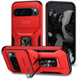 For Google Pixel 9 Pro XL Sliding Camshield Holder Phone Case(Red) - Google Cases by PMC TechLife | Online Shopping South Africa | PMC TechLife | Buy Now Pay Later Mobicred