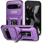 For Google Pixel 9 Pro XL Sliding Camshield Holder Phone Case(Purple)