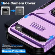 For Google Pixel 9 Pro XL Sliding Camshield Holder Phone Case(Purple)