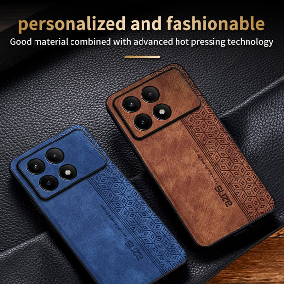 For Xiaomi Redmi K70 Pro AZNS 3D Embossed Skin Feel Phone Case(Black)