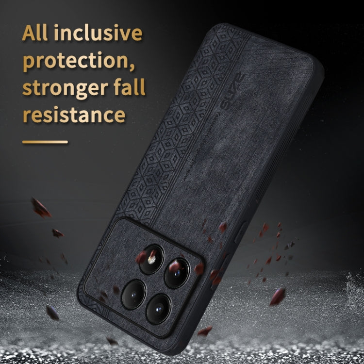 For Xiaomi Redmi K70 Pro AZNS 3D Embossed Skin Feel Phone Case(Black)