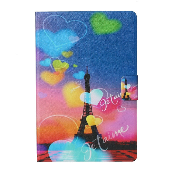 For Lenovo Tab M11/ Xiaoxin Pad 11 2024 Voltage Coloured Drawing Smart Leather Tablet Case(Romantic Tower)