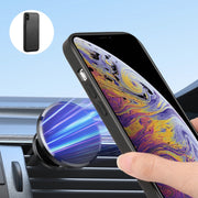 For iPhone XS Max Denior Cowhide Texture Leather MagSafe Detachable Wallet Phone Case(Black)