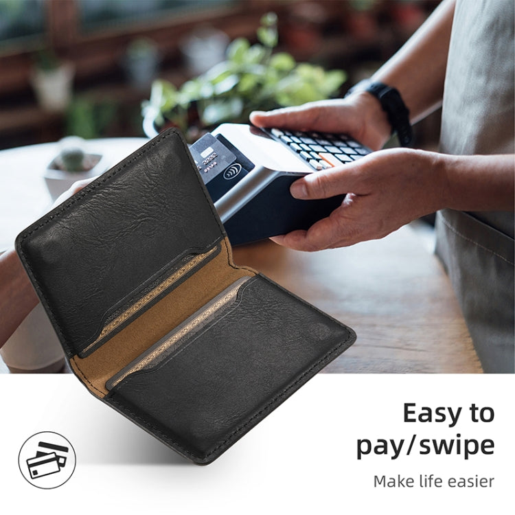 For iPhone 16 Plus Denior Cowhide Texture Leather MagSafe Detachable Wallet Phone Case(Black)