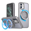 For iPhone 11 360-degree Rotating MagSafe Magnetic Holder Phone Case(Titanium Grey) - iPhone 11 Cases by PMC TechLife | Online Shopping South Africa | PMC TechLife