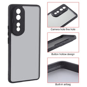 For Honor 80 Pro Fine Pore Matte Black TPU + PC Phone Case