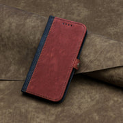 For Google Pixel 9 Pro Side Buckle Double Fold Hand Strap Leather Phone Case(Red)