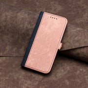 For Google Pixel 9 Side Buckle Double Fold Hand Strap Leather Phone Case(Pink)