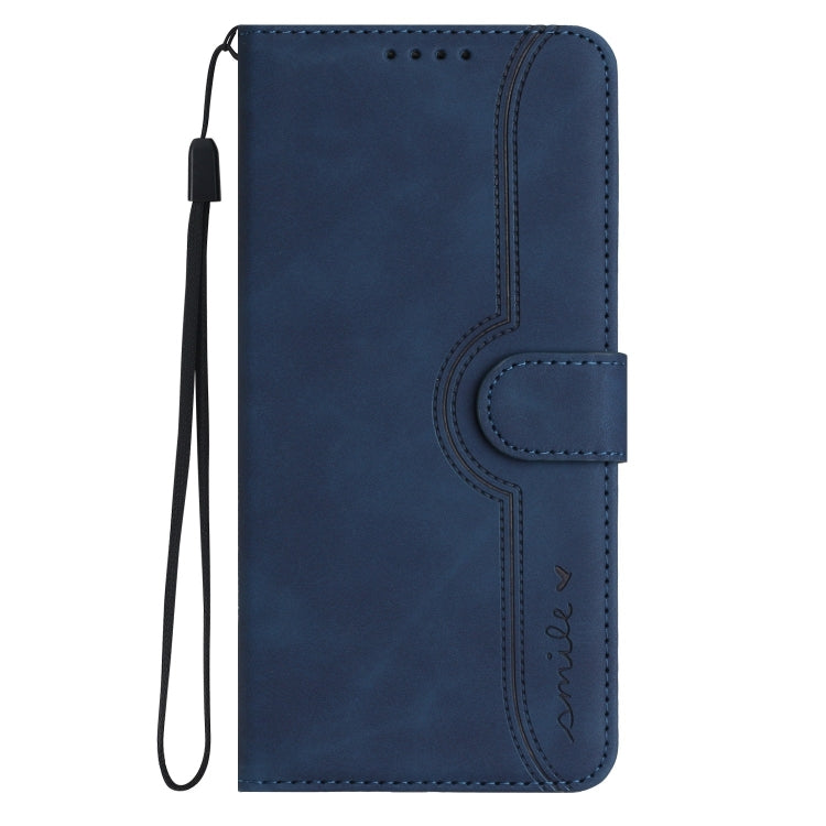 For Google Pixel 9 Heart Pattern Skin Feel Leather Phone Case(Royal Blue)