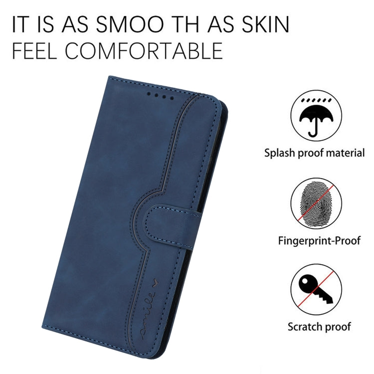 For Google Pixel 9 Heart Pattern Skin Feel Leather Phone Case(Royal Blue)