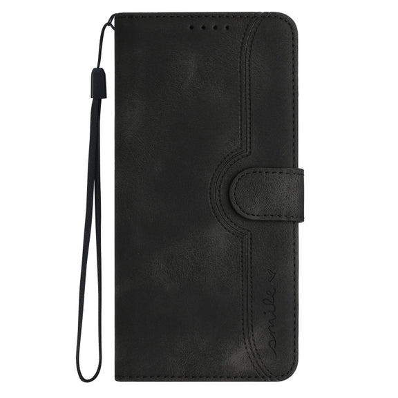 For Google Pixel 9 Heart Pattern Skin Feel Leather Phone Case(Black)