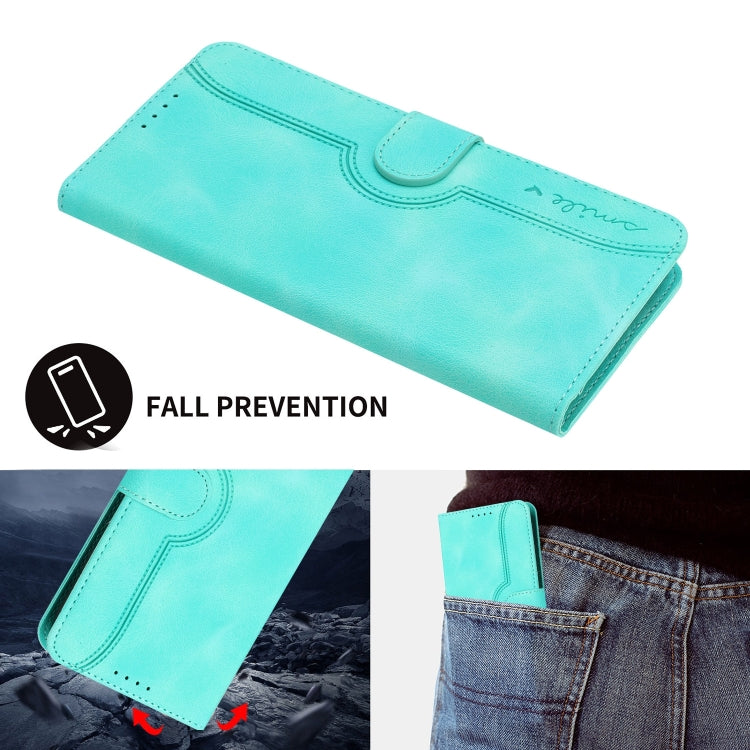 For Google Pixel 9 Heart Pattern Skin Feel Leather Phone Case(Light Blue)