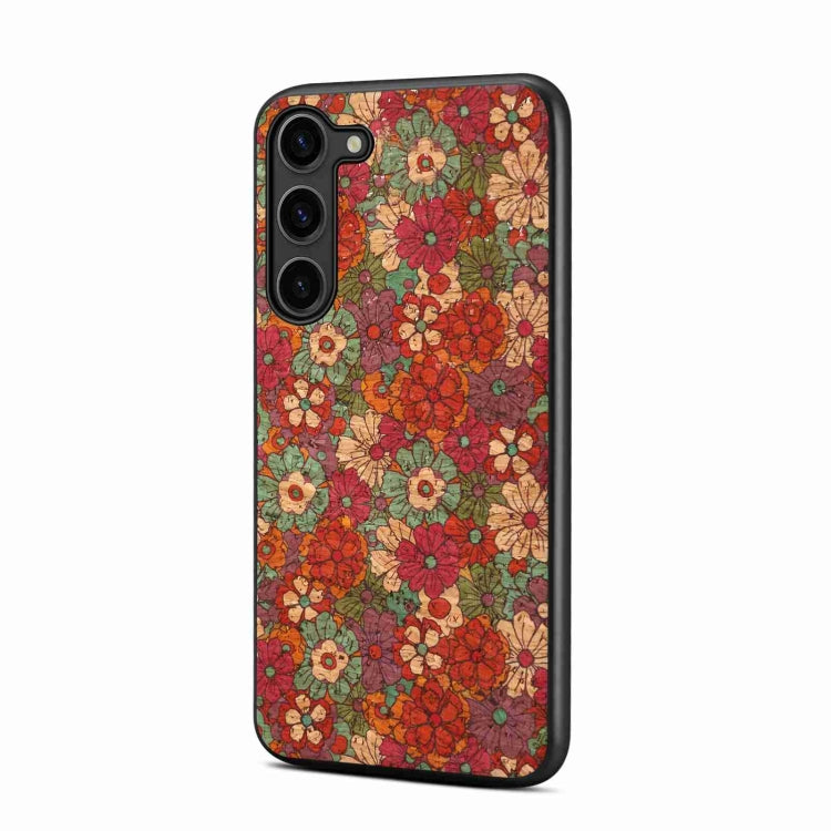 For Samsung Galaxy S24+ 5G Four Seasons Flower Language Series TPU Phone Case(Summer Red)