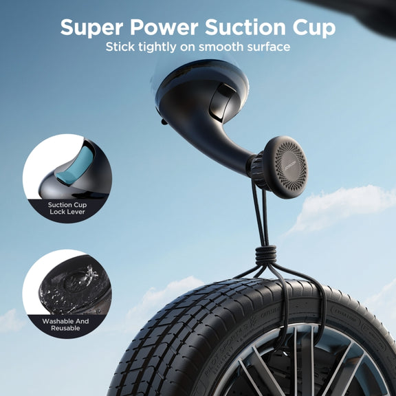 JOYROOM JR-ZS356 Magnetic Car Suction Cup Phone Holder(Black)