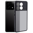 For Xiaomi Redmi K70 / K70 Pro Fine Pore Matte Black TPU + PC Phone Case - K70 Pro Cases by PMC TechLife | Online Shopping South Africa | PMC TechLife | Buy Now Pay Later Mobicred