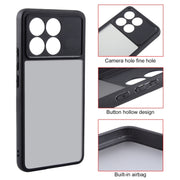 For Xiaomi Redmi K70 / K70 Pro Fine Pore Matte Black TPU + PC Phone Case